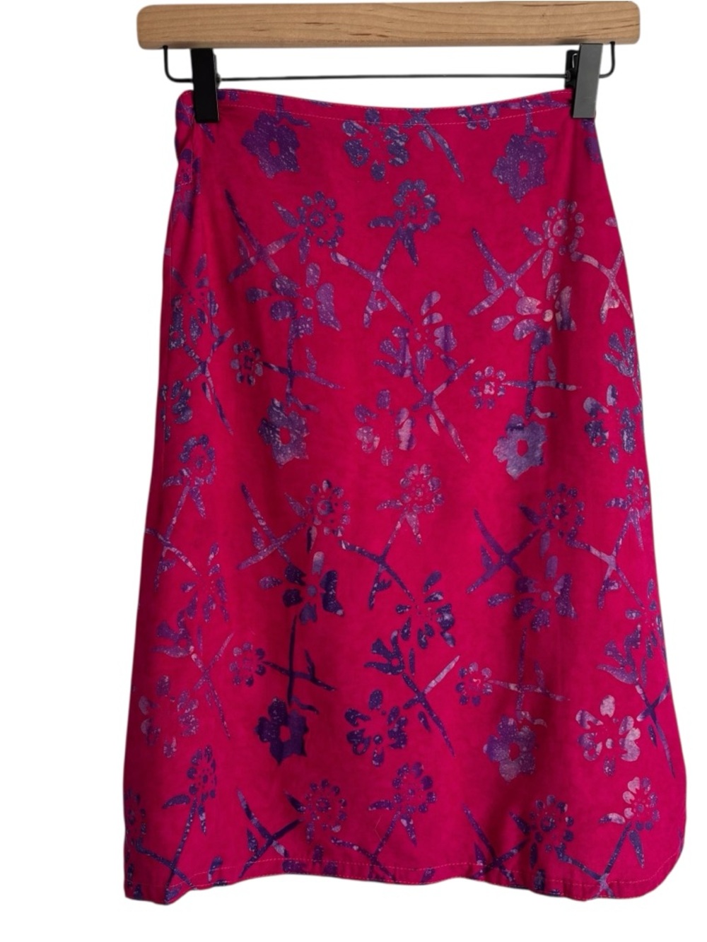Eagle Ray Wear Women Batik Skirt Pink Wrap Beach Cover Resort Wear Vacation New